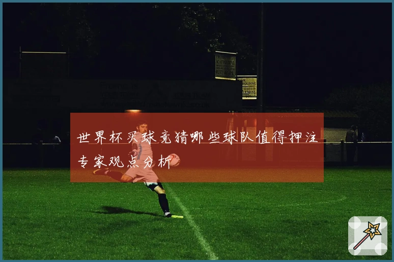 世界杯买球竞猜哪些球队值得押注专家观点分析